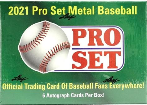 2021 pro set metal baseball hobby box|2021 pro set metal baseball checklist.